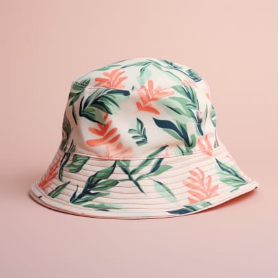 Gorro pescador estampado de tela