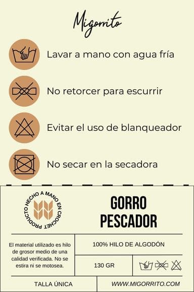 Lavado de gorros